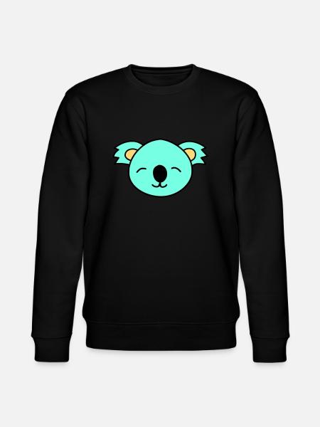 Mignon ours Koala - Sweat bio CHANGER Stanley/Stella Unisexe - noir
