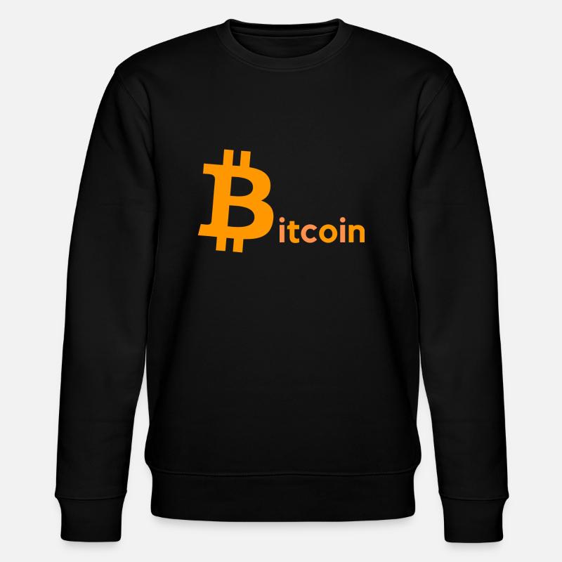 Bitcoin - Stanley/Stella Unisex Bio-Sweatshirt CHANGER  - Schwarz