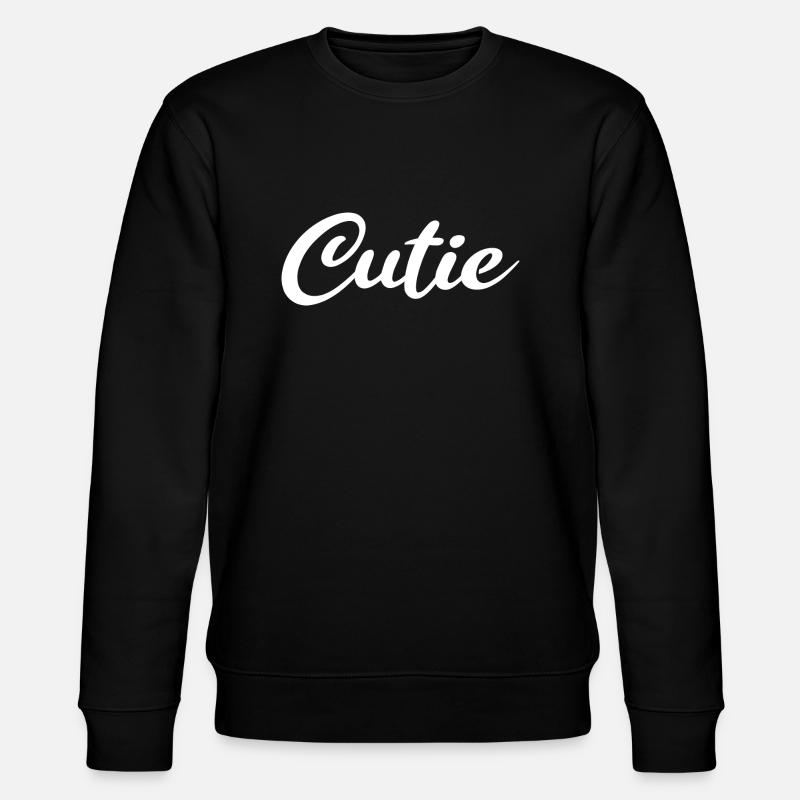 Cutie en blanc - Sweat bio CHANGER Stanley/Stella Unisexe - noir