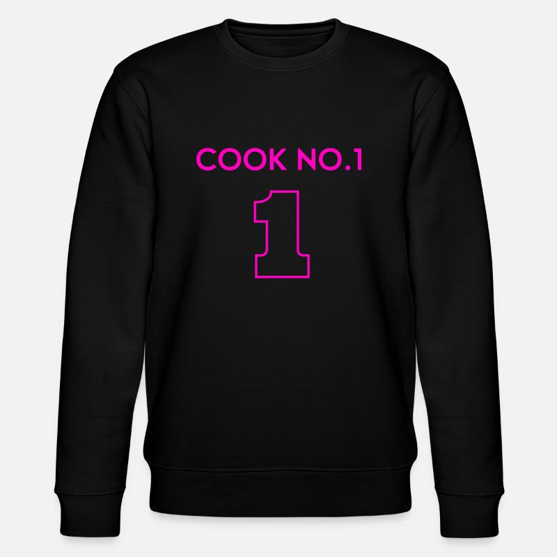 Chef number one - -starred chef - Stanley/Stella CHANGER Unisex Organic Sweatshirt - black