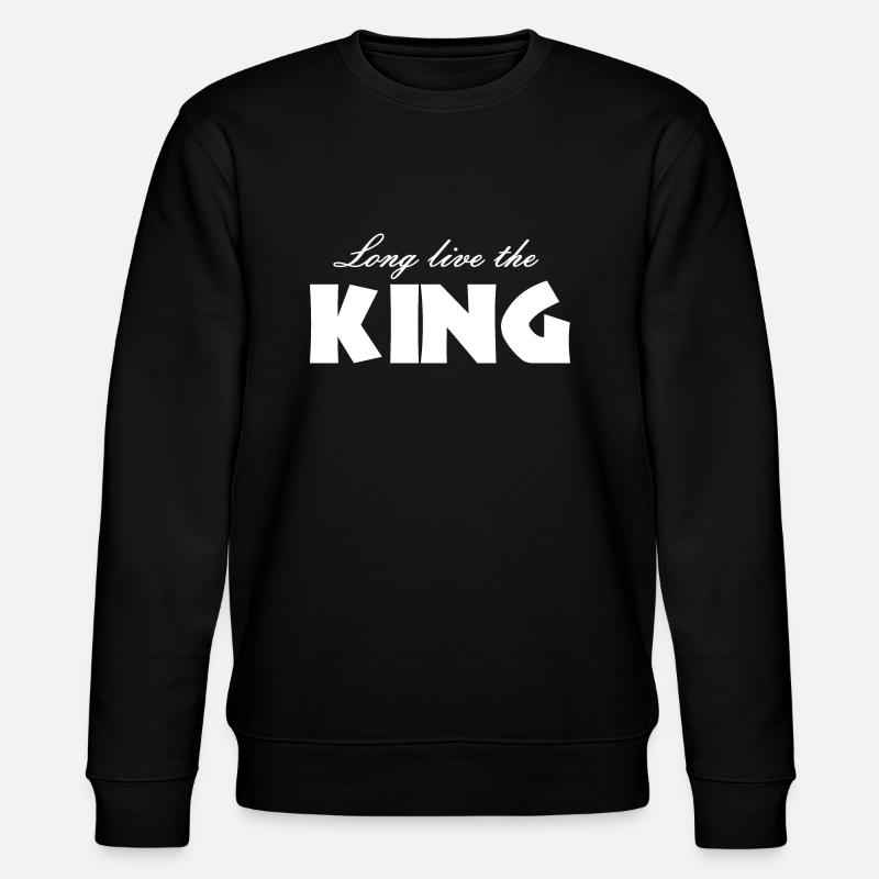 Vive le roi König - Sweat bio CHANGER Stanley/Stella Unisexe - noir