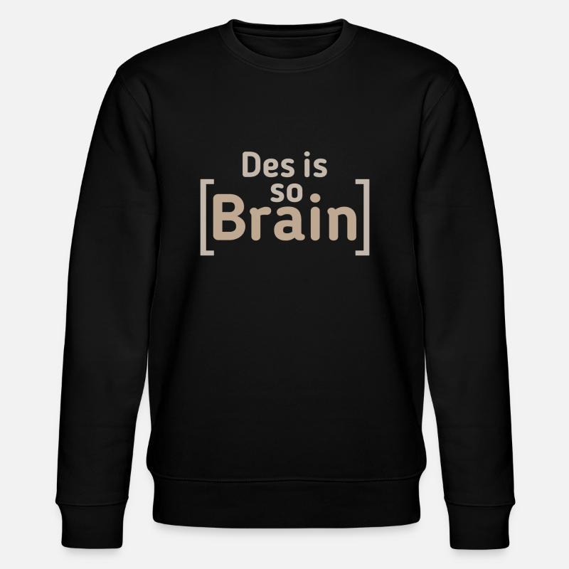 Jugendsprache Spruch - Stanley/Stella Unisex Bio-Sweatshirt CHANGER  - Schwarz