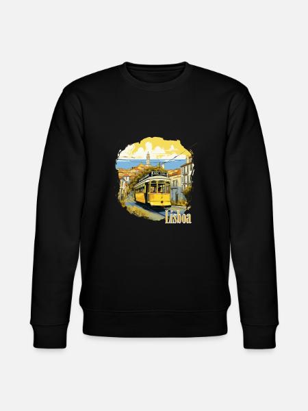 Lisbon - Lisboa - Stanley/Stella CHANGER Unisex Organic Sweatshirt - black