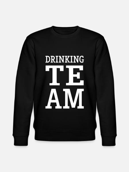 Drinking Team Mannschaft - Stanley/Stella Unisex Bio-Sweatshirt CHANGER  - Schwarz