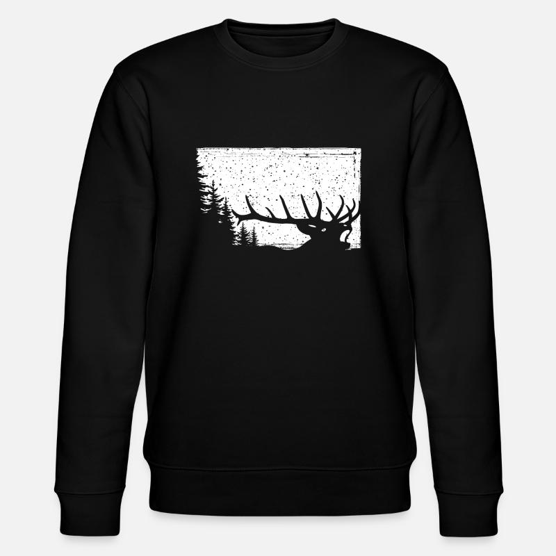 Cerf - Sweat bio CHANGER Stanley/Stella Unisexe - noir