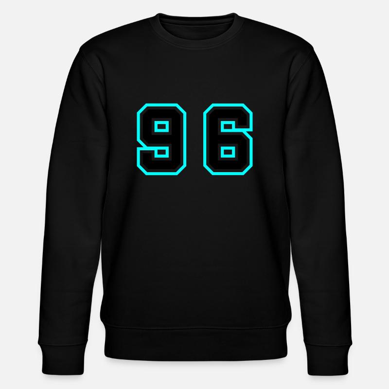 96 Number Symbol - Stanley/Stella CHANGER Unisex Organic Sweatshirt - black