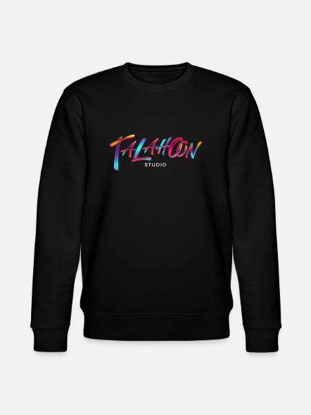 Talahoon Studios Rainbow Brushed - Stanley/Stella Unisex Bio-Sweatshirt CHANGER  - Schwarz