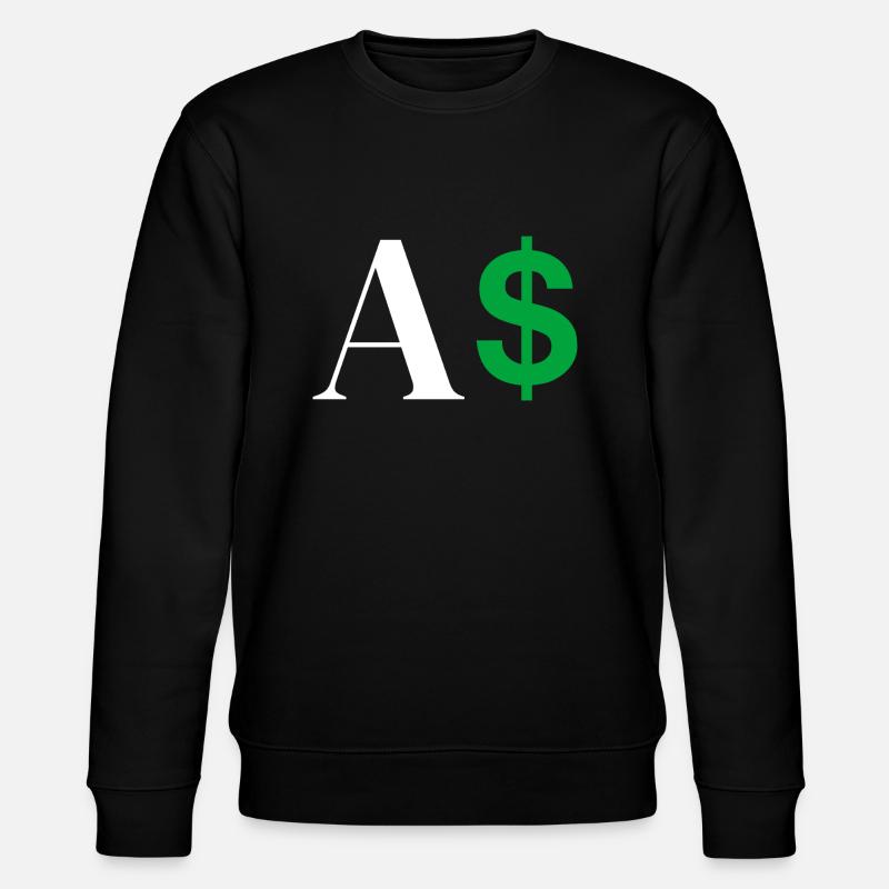 Lettre a dollar - Sweat bio CHANGER Stanley/Stella Unisexe - noir