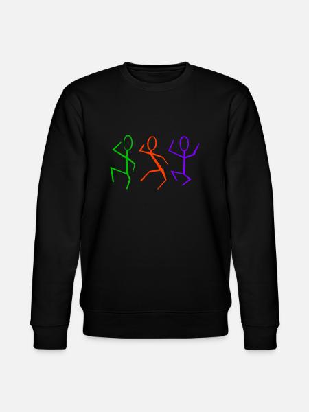 3 dancers - Stanley/Stella CHANGER Unisex Organic Sweatshirt - black