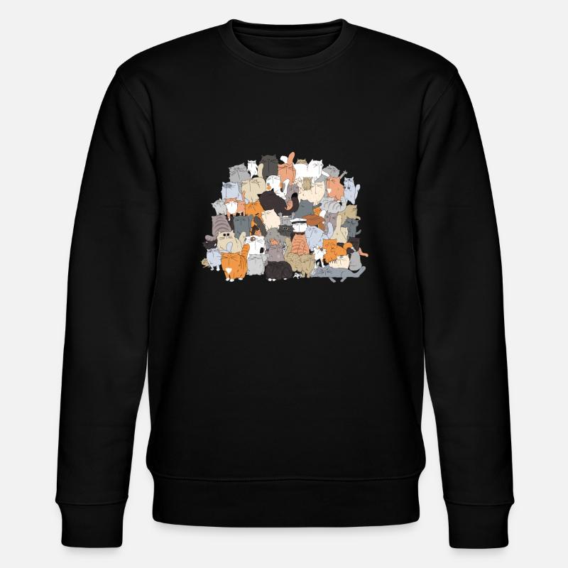 Un TAS de chats - Sweat bio CHANGER Stanley/Stella Unisexe - noir