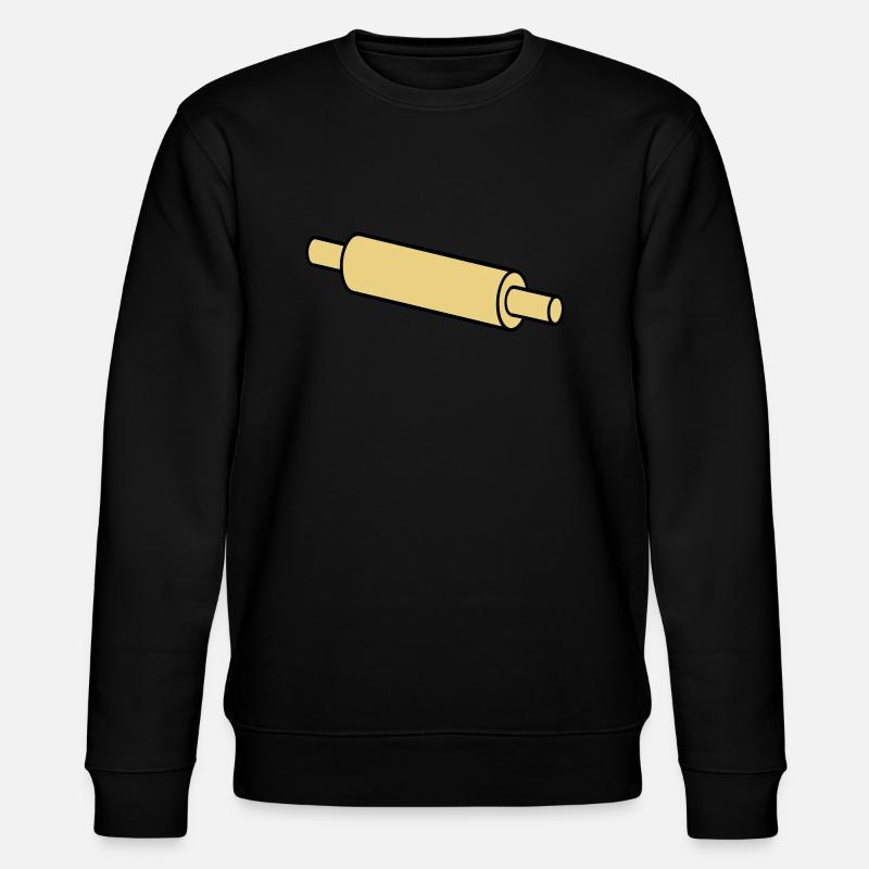 rolling pin - Stanley/Stella CHANGER Unisex Organic Sweatshirt - black