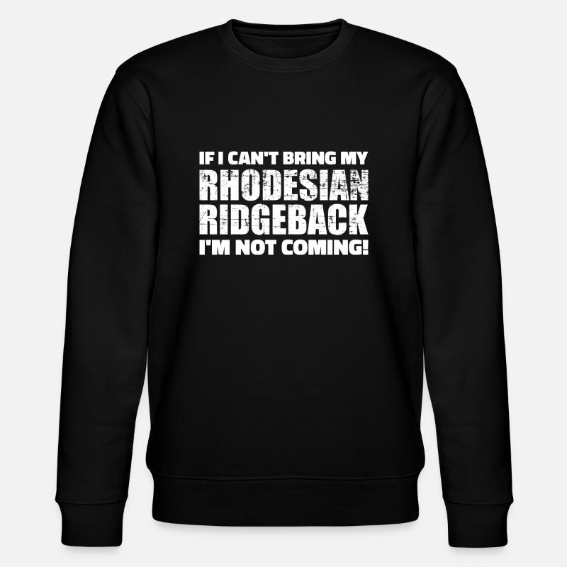 Rhodesian Ridgeback - Sweat bio CHANGER Stanley/Stella Unisexe - noir