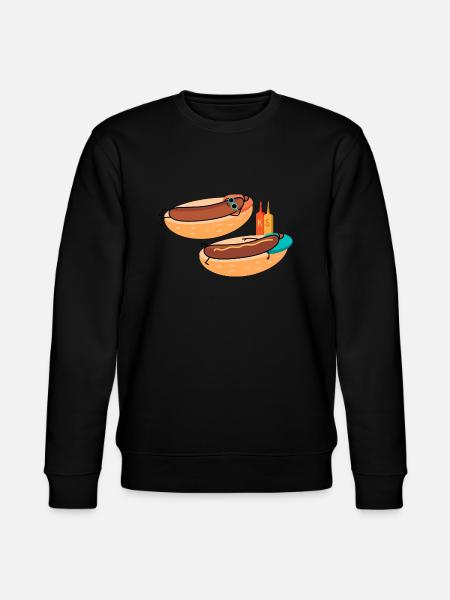 Hot sausages - Stanley/Stella CHANGER Unisex Organic Sweatshirt - black