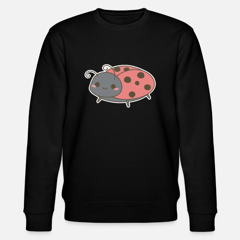 Marienkäfer - Stanley/Stella Unisex Bio-Sweatshirt CHANGER  - Schwarz
