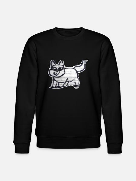 TOMZOFF Graffiti Cat - Stanley/Stella Unisex Bio-Sweatshirt CHANGER  - Schwarz