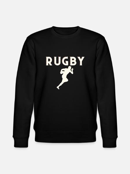 Rugby - Stanley/Stella Unisex Bio-Sweatshirt CHANGER - Schwarz