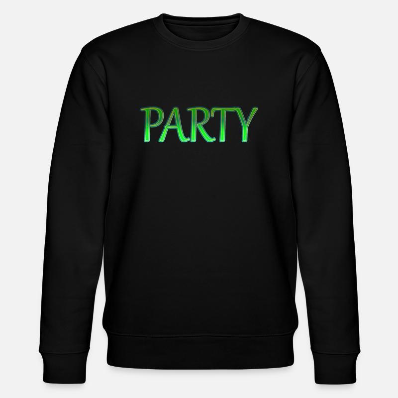 Design vert de fête - Sweat bio CHANGER Stanley/Stella Unisexe - noir