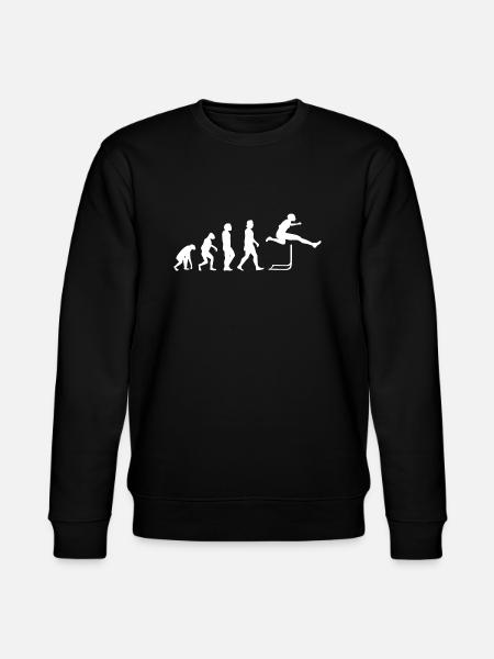 Hurdling Athletics Gift Hurdler - Stanley/Stella CHANGER Unisex Organic Sweatshirt - black
