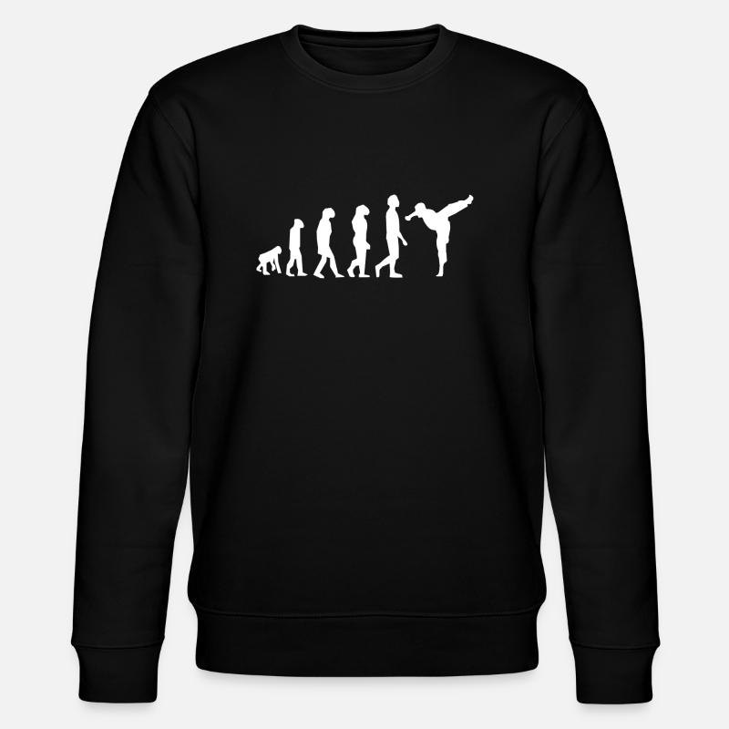 Martial arts evolution - Stanley/Stella CHANGER Unisex Organic Sweatshirt - black