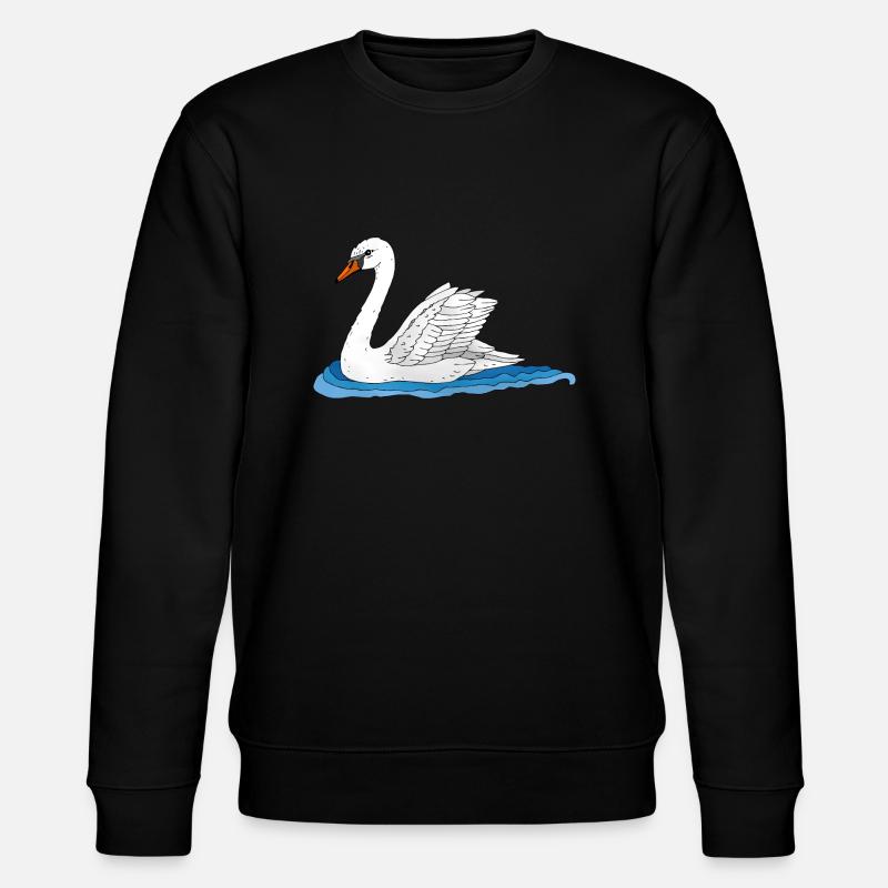 Oiseau blanc - Sweat bio CHANGER Stanley/Stella Unisexe - noir