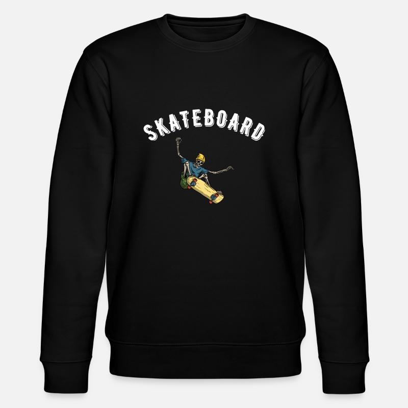Skateboard - Stanley/Stella Unisex Bio-Sweatshirt CHANGER  - Schwarz