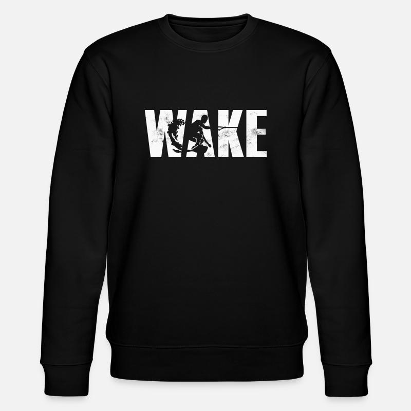 Wakeboard Wakeboarding - Sweat bio CHANGER Stanley/Stella Unisexe - noir