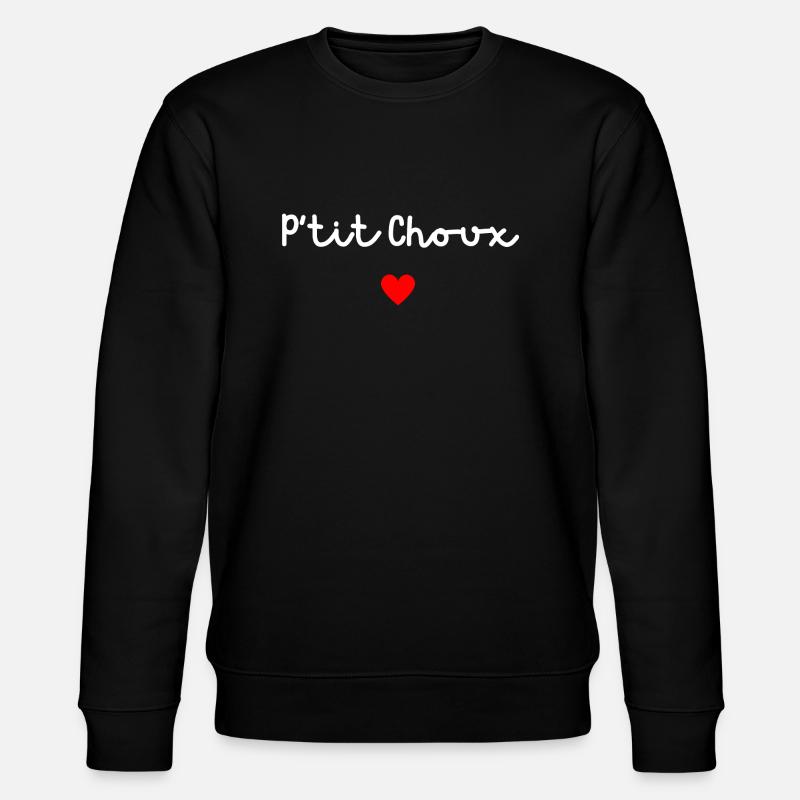 P’tit choux - Sweat bio CHANGER Stanley/Stella Unisexe - noir