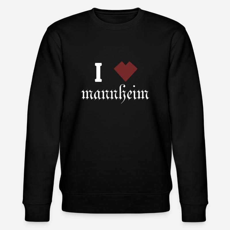 Mannheim Monnem Mannheimat - Stanley/Stella Unisex Bio-Sweatshirt CHANGER  - Schwarz