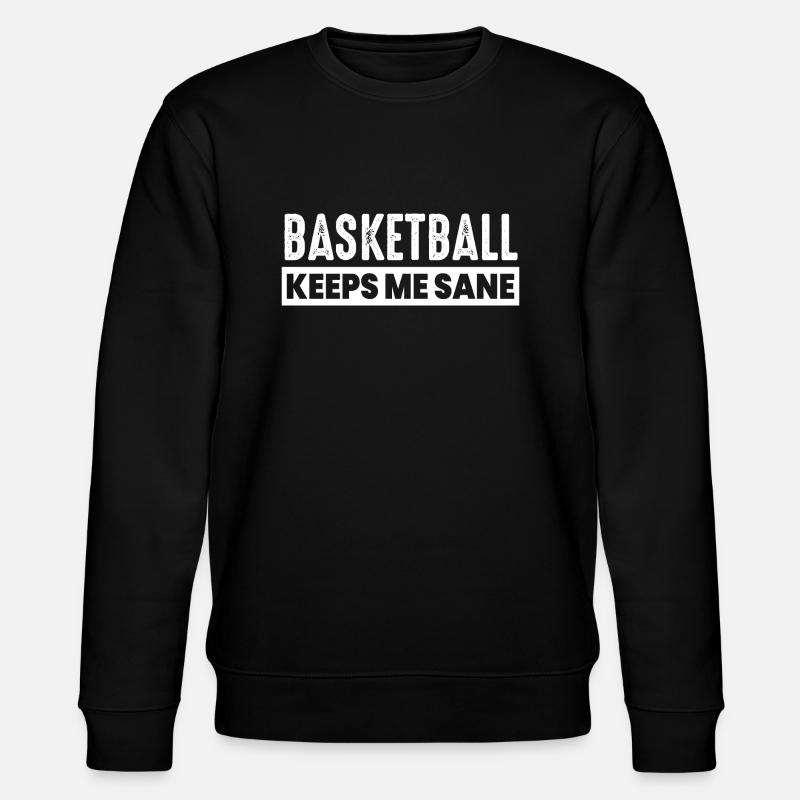 Basketball - Stanley/Stella Unisex Bio-Sweatshirt CHANGER  - Schwarz