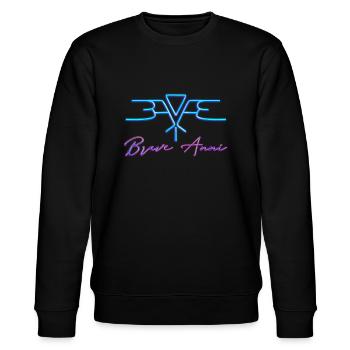 Brave Anni - Stanley/Stella Unisex Bio-Sweatshirt CHANGER  - Schwarz - Vorne - Nik (191cm) & Marisol (170cm)