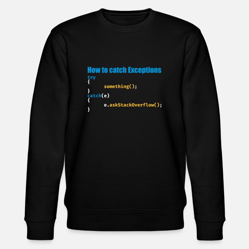 Programmierer, Software, Informatik, Developer - Stanley/Stella Unisex Bio-Sweatshirt CHANGER  - Schwarz