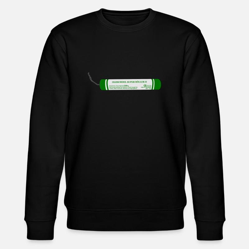 Pyrotechnics fireworks - Stanley/Stella CHANGER Unisex Organic Sweatshirt - black