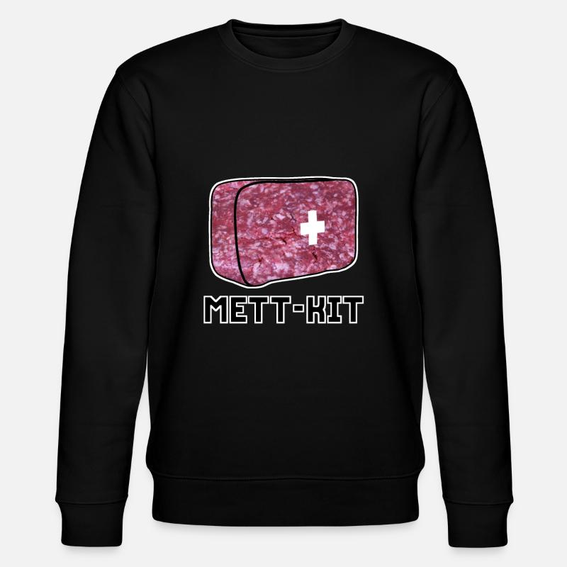 Mett-Kit - Stanley/Stella Unisex Bio-Sweatshirt CHANGER  - Schwarz