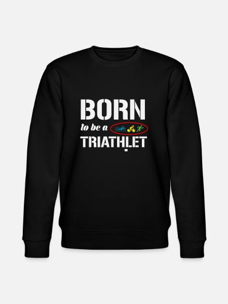 triathlon - Stanley/Stella CHANGER Unisex Organic Sweatshirt - black