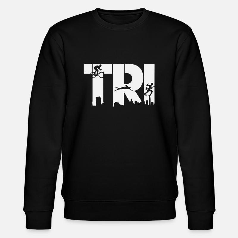 Triathlon - Stanley/Stella Unisex Bio-Sweatshirt CHANGER  - Schwarz
