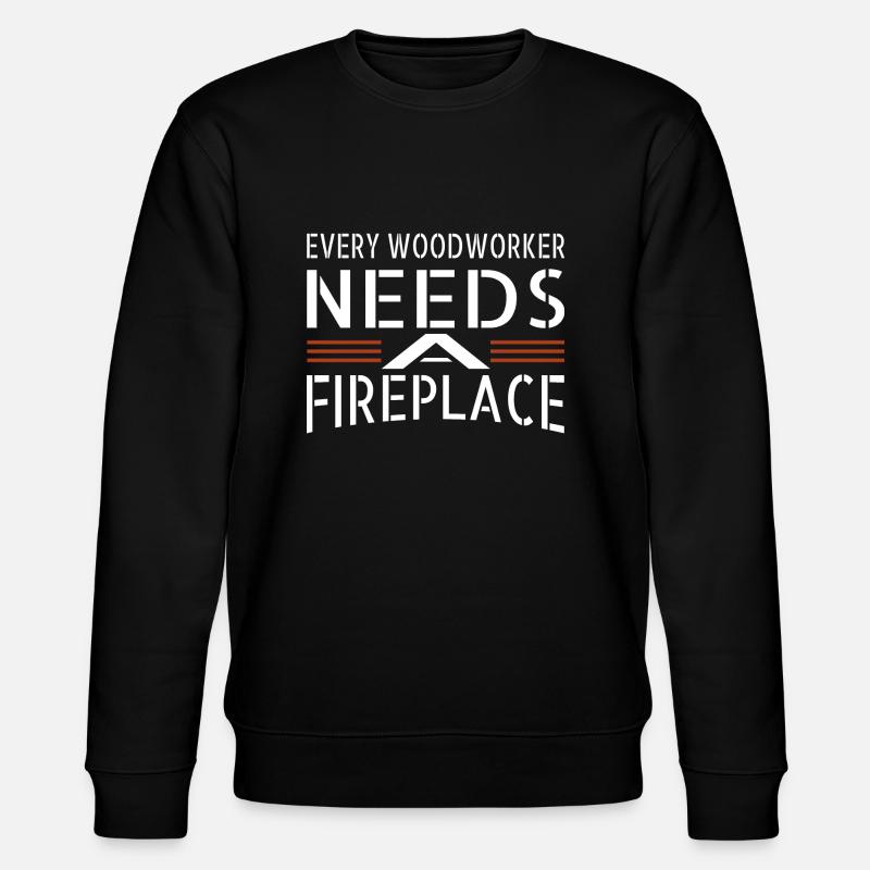 funny quote tools - Stanley/Stella Unisex Bio-Sweatshirt CHANGER  - Schwarz