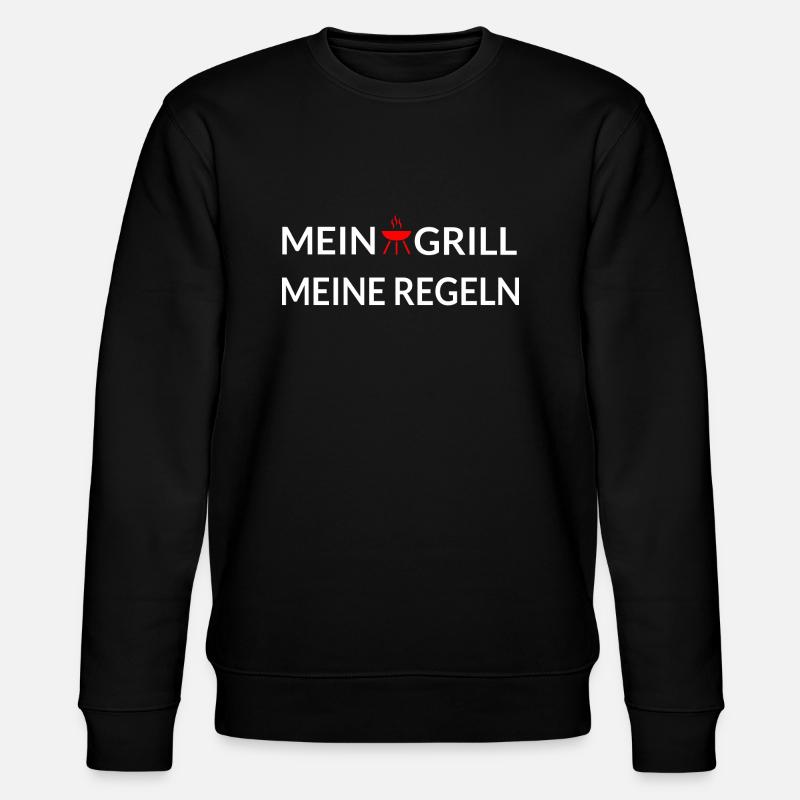 Grillen - Stanley/Stella Unisex Bio-Sweatshirt CHANGER  - Schwarz
