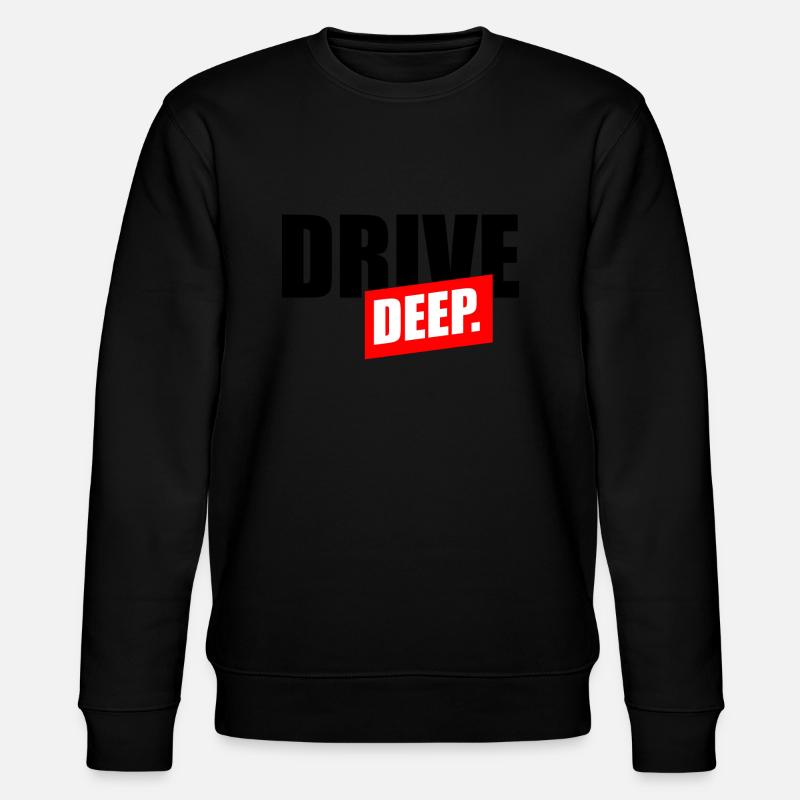 Drive Deep - Stanley/Stella Unisex Bio-Sweatshirt CHANGER  - Schwarz
