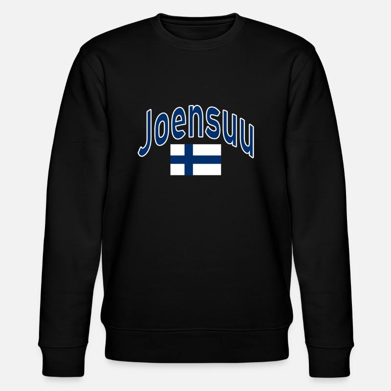 Joensuu drapeau finlandais - Sweat bio CHANGER Stanley/Stella Unisexe - noir