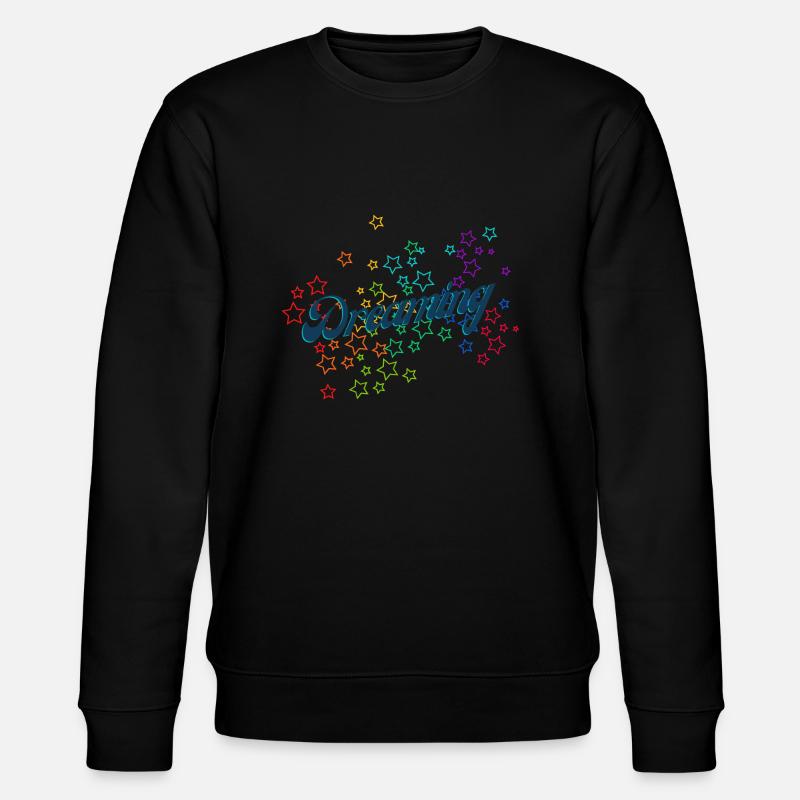 Träumend - Stanley/Stella Unisex Bio-Sweatshirt CHANGER  - Schwarz