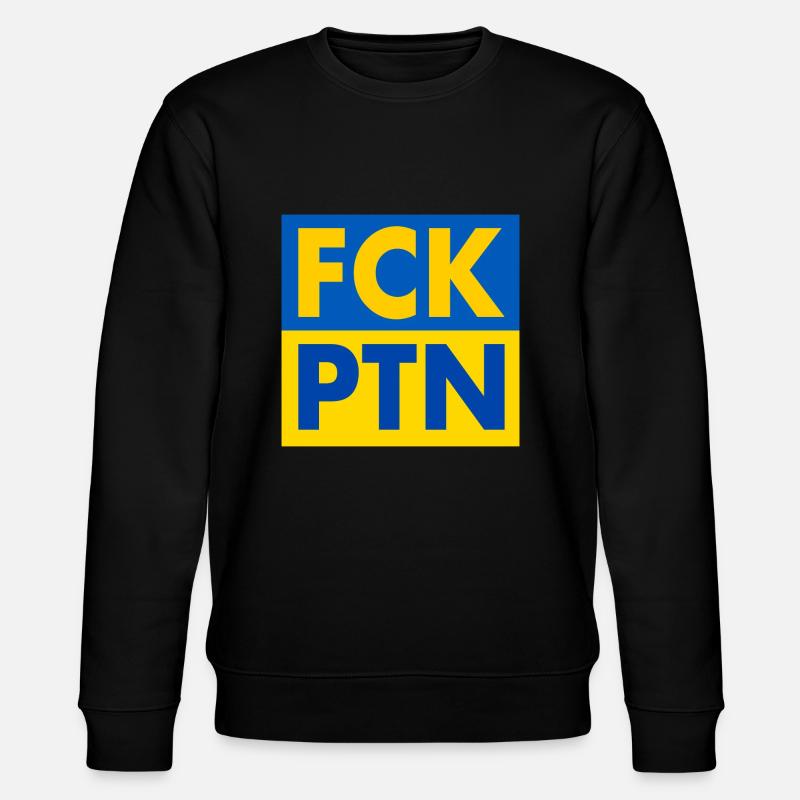 Fck ptn - Stanley/Stella Unisex Bio-Sweatshirt CHANGER  - Schwarz