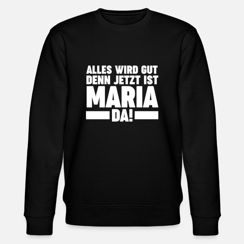 Maria - Stanley/Stella Unisex Bio-Sweatshirt CHANGER  - Schwarz