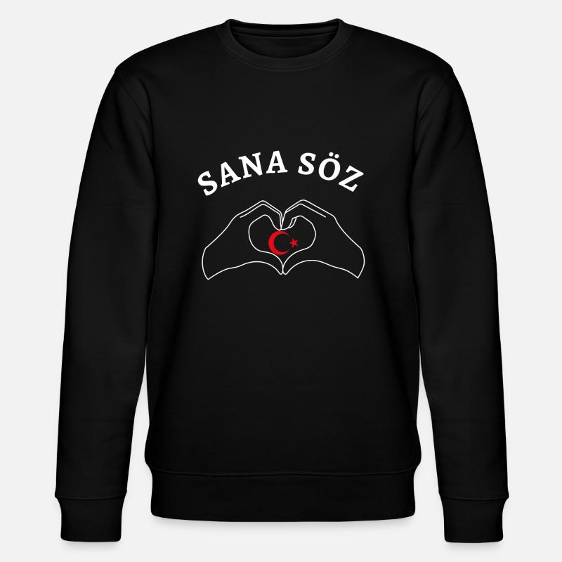 Je vous promets Turquie - Sweat bio CHANGER Stanley/Stella Unisexe - noir