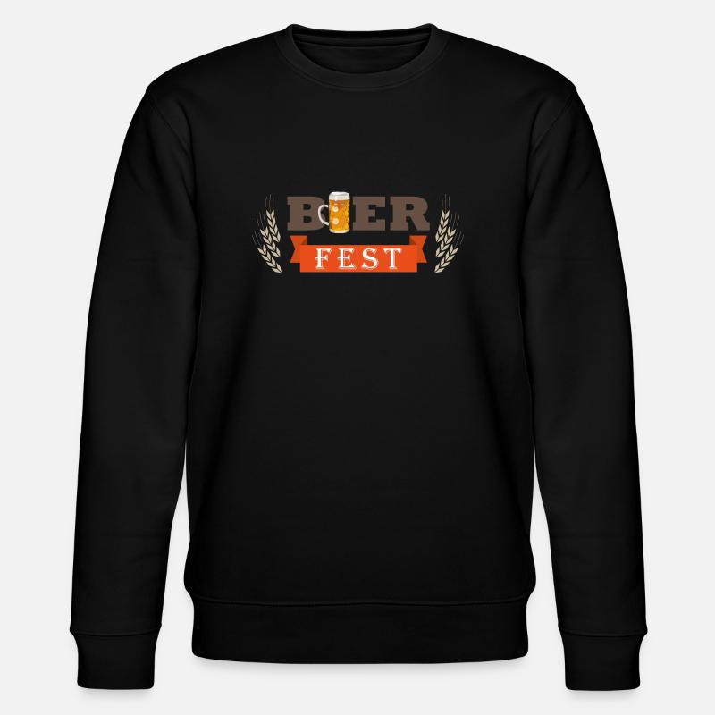 Bierfest Maßkrug - Stanley/Stella Unisex Bio-Sweatshirt CHANGER  - Schwarz