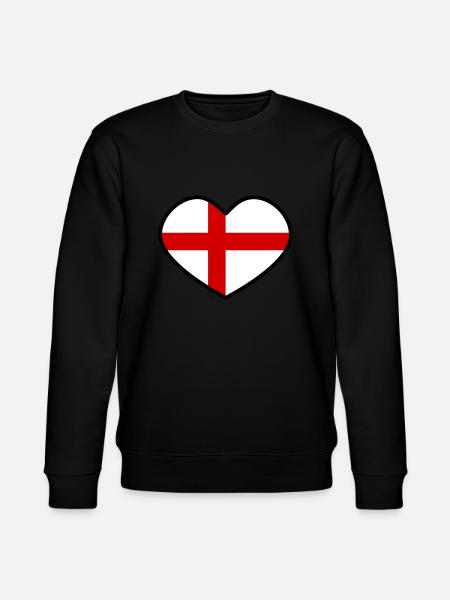 England - Stanley/Stella CHANGER Unisex Organic Sweatshirt - black