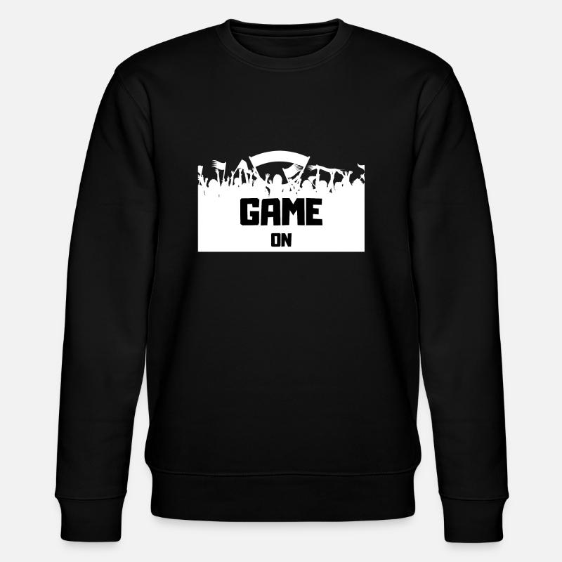 The game is on - Stanley/Stella CHANGER Unisex Organic Sweatshirt - black