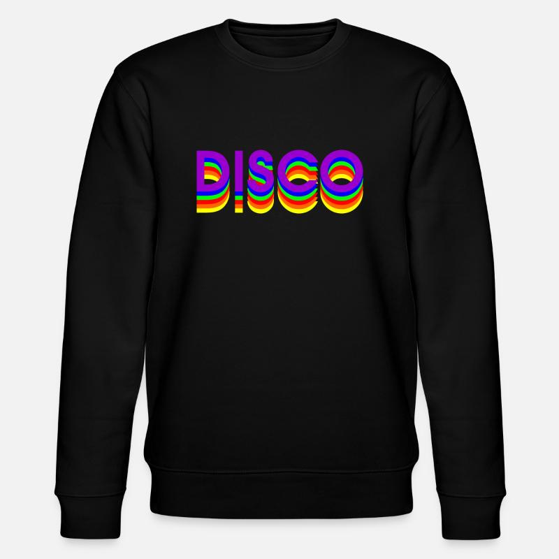 80s DISCO DANCE - Stanley/Stella CHANGER Unisex Organic Sweatshirt - black