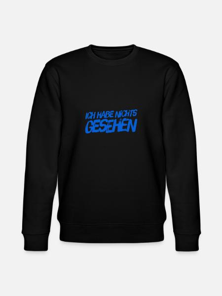 nichts gesehen - Stanley/Stella Unisex Bio-Sweatshirt CHANGER - Schwarz