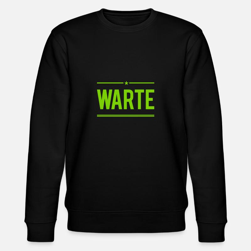hör auf - Stanley/Stella Unisex Bio-Sweatshirt CHANGER  - Schwarz
