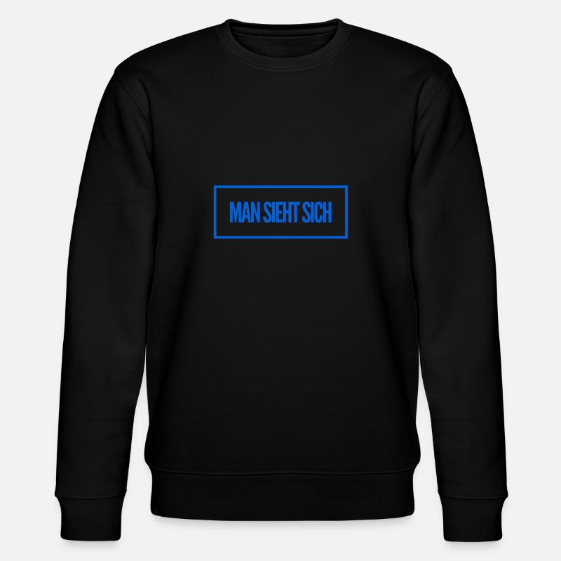 bis bald - Stanley/Stella Unisex Bio-Sweatshirt CHANGER  - Schwarz